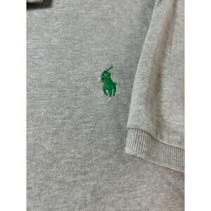 Polo Ralph Lauren Custom Fit Polo Shirt Medium Heather Tan Green Pony